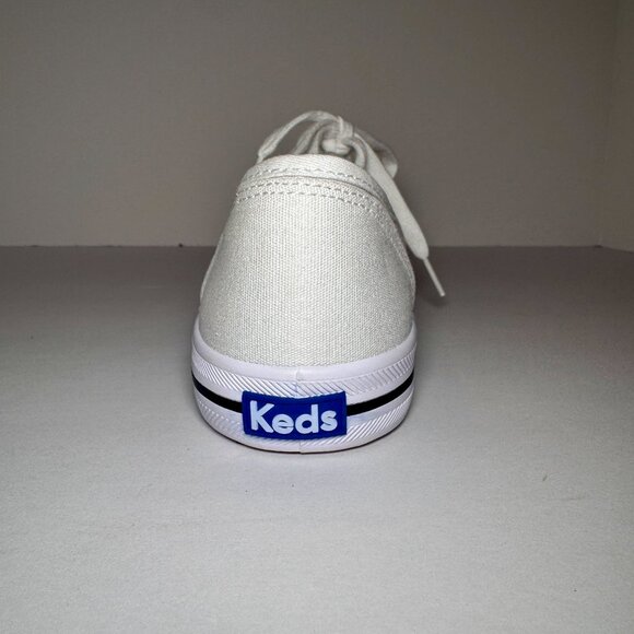 Keds Women's Size 7.5 Lace Up Sneakers, white with Dream Foam - Picture 14 of 15